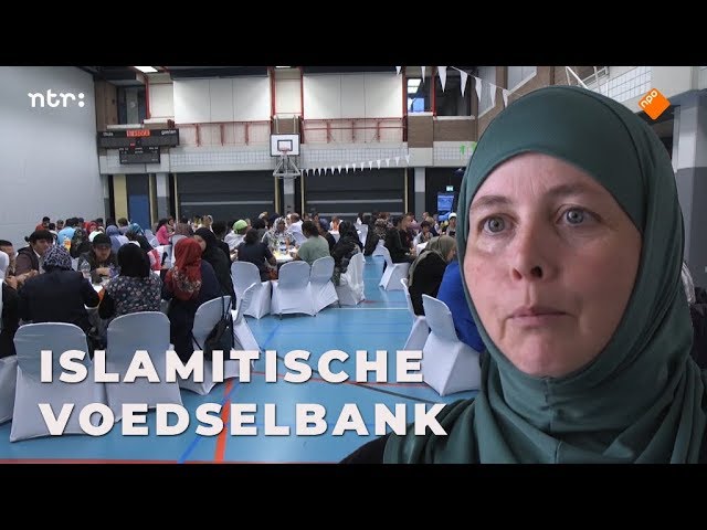 Ramadan held helpt arme gezinnen met islamitische voedselbank