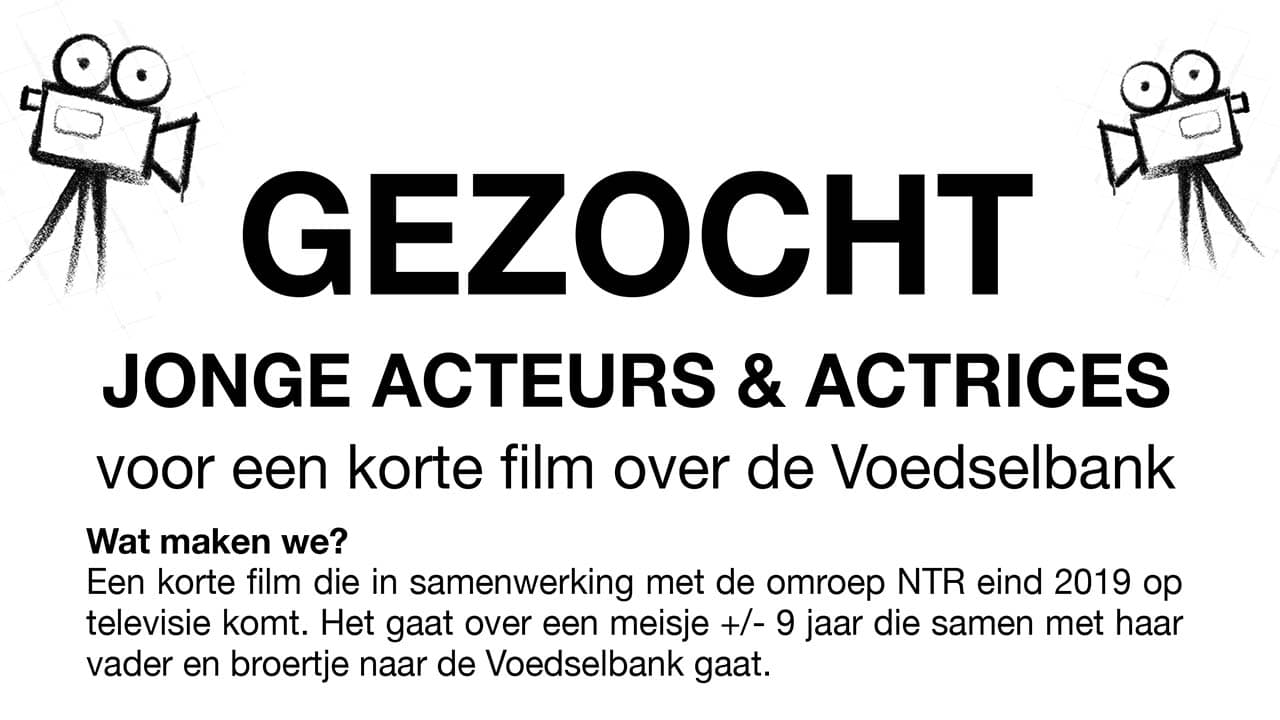 Nieuwe film zoekt kinderen die auditie willen doen