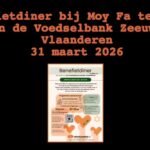 BENEFIET DINER MOY FA – JAZZ Aughton 6 maart 2026 voor de VOEDSEL BANK