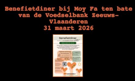 BENEFIET DINER MOY FA – JAZZ Aughton 6 maart 2026 voor de VOEDSEL BANK